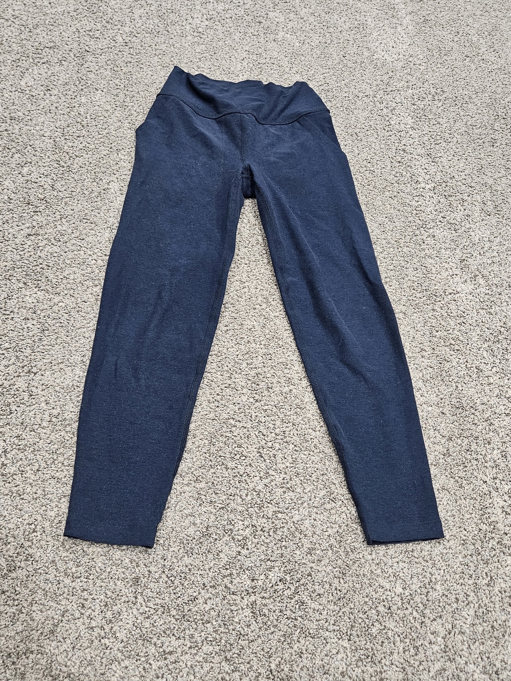 Beyond Yoga Navy Blue High-Waist Leggings